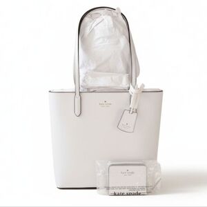 Kate Spade Brynn Tote Bag with Matchung Staci Zip Wallet in Pale Sapphirine NWT